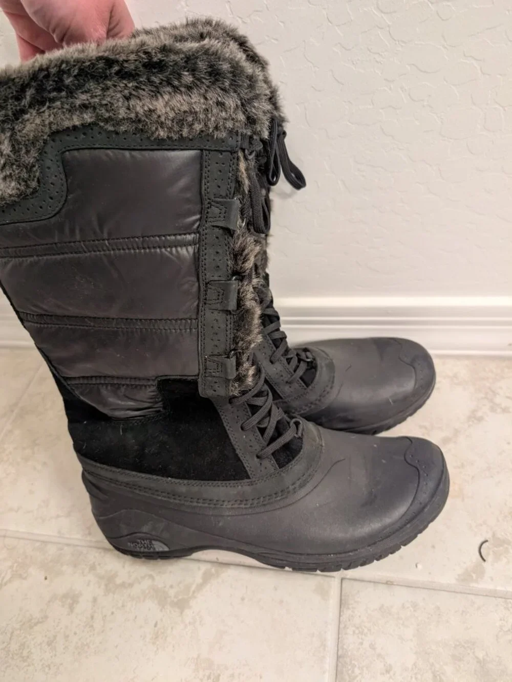 North face snow boots